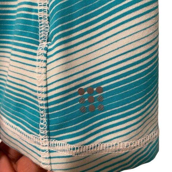 Title Nine Jacket Womens XS Full Zip Blue Ombré Stripe Long Sleeve Athleisure - Picture 4 of 10